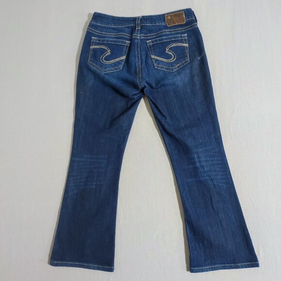 Silver Jeans women's size 28 ink blue colour Suki mid-rise bootcut - Picture 3 of 13